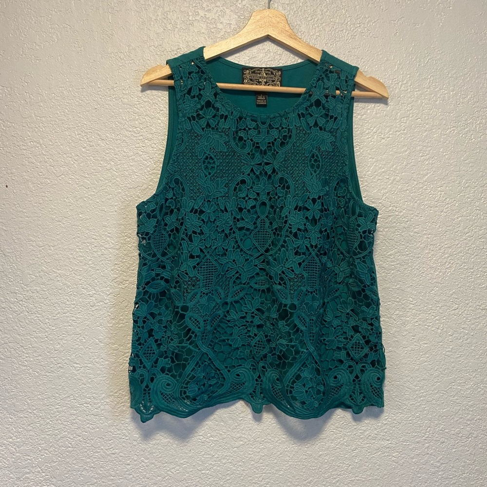 James Coviello Anthropologie Lace Top - Picture 2 of 8
